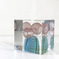 ヌータヤルヴィ Nuutajarvi イッタラ iittala アニュアルキューブ Annual Cube 1984 オイバ・トイッカ 741/2000 北欧雑貨 ビンテージ 希少 ■