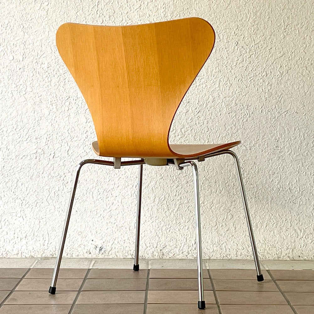 フリッツハンセン Fritz Hansen セブンチェア ビーチ材 ナチュラル アルネ・ヤコブセン Arne Jacobsen スタッキング デンマーク 北欧家具 A ◇