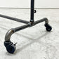 ダブルスタンダード W Standard ハンガーラック Hanger Rack HR-01BK キャスター付 ガス管 インダストリアルスタイル ●