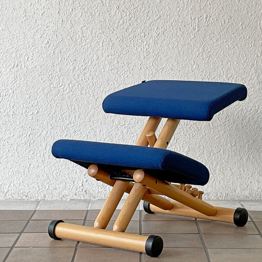 ストッケ STOKKE ヴァリエ VARIER マルチバランス MULTI バランスチェア ブルー 学習椅子 北欧家具 ◇
