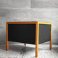 ハーマンミラー Herman Miller ネルソンキューブ アームチェア ラウンジチェア 1pソファ オーク無垢材 ジョージネルソン George Nelson ♪