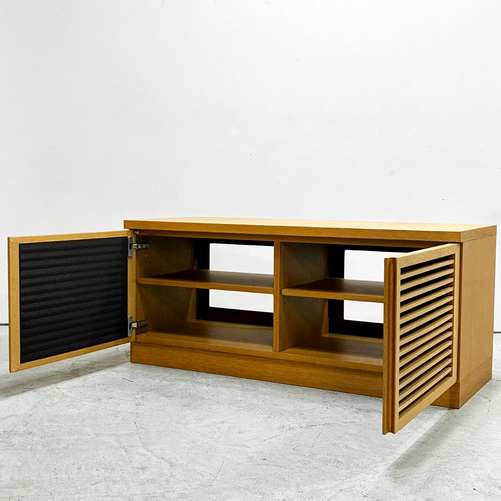 カンディハウス CONDE HOUSE アム am エスポワ システムファニチャー テレビボード ローボード オーク材 メッシュ W112cm ●