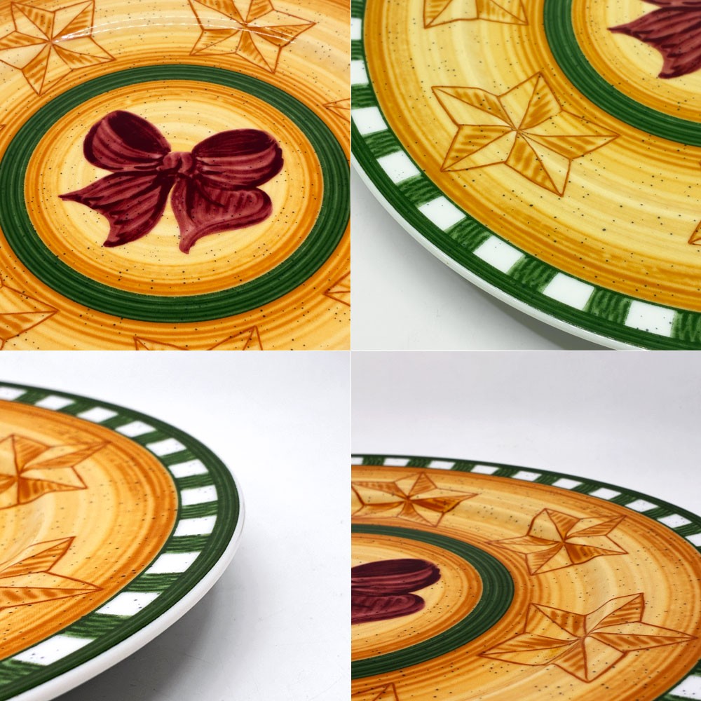 ビレロイ&ボッホ Villeroy & Boch ガロ・デザイン GALLO design スイッチ SWITCH Winter Season Feliz Navidad Platzteller 大皿 ディナープレート クリスマス ●