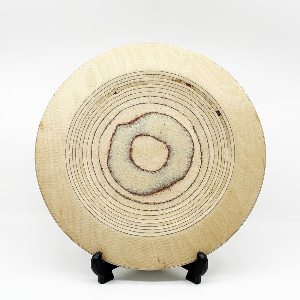 エーロ・サーリネン Eero Saarinen バーチ材 プライウッド サービングプレート トレイ Roly Poly Plate ラウンド Φ30cm フィンランド ●