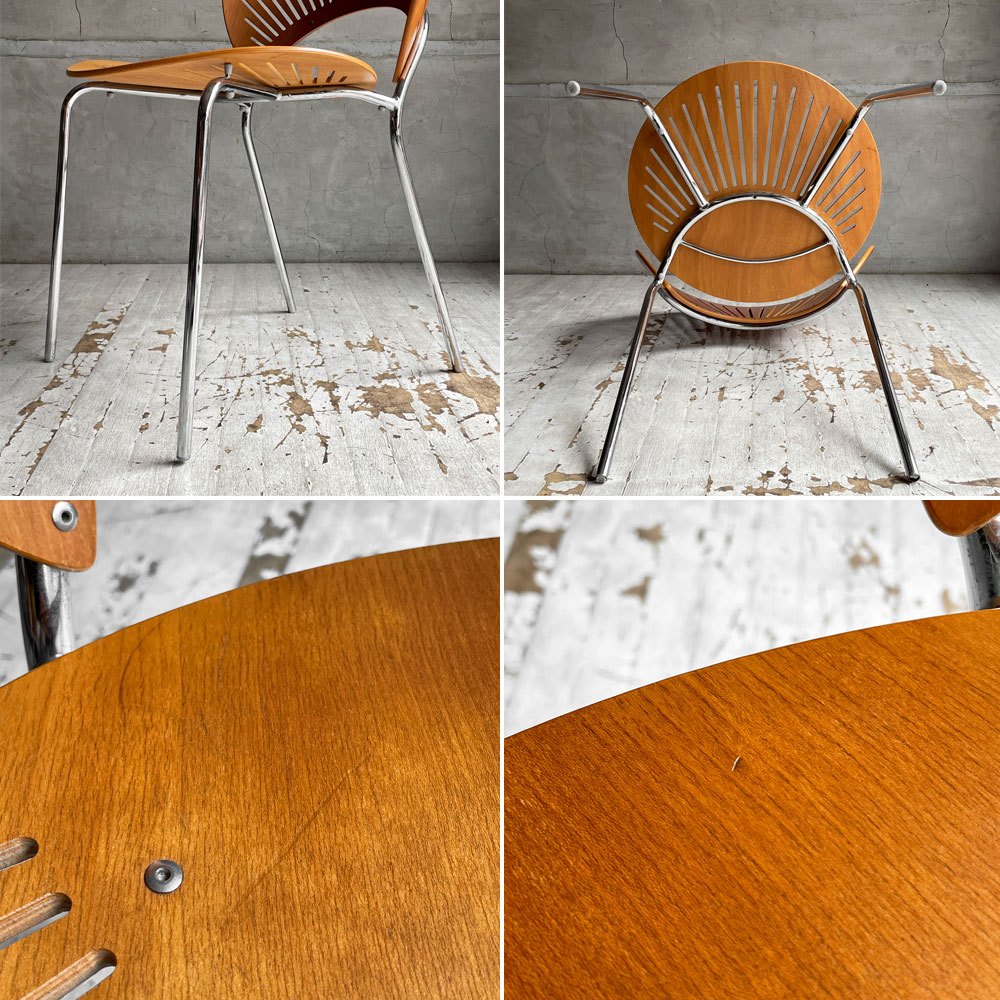 フレデリシア FREDERICIA トリニダード チェア TRINIDAD CHAIR ダイニングチェア チェリー材 ナナ・ディッツェル デンマーク B ♪
