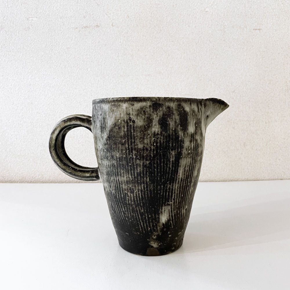 小野哲平 Teppei Ono 薪窯 ピッチャー 陶製ジャグ H16.5cm 現代作家 定価￥27,500- ◎