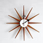 ヴィトラ vitra サンバーストクロック Sunburst Clock ウォールクロック 掛時計 ウォールナット ジョージネルソン George Nelson ミッドセンチュリー Φ47cm ■