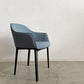 ヴィトラ Vitra ソフトシェルチェア Softshell Chair アームチェア ファブリック ブルー系 4レッグベース ロナン＆エルワン・ブルレック 未使用品 定価￥111,100- 〓
