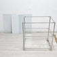 FRNHT Furnihunter ガラスシェルフ Tool rack 001 GL half オープンシェルフ ガラス × スチール 3段 H65cm ●