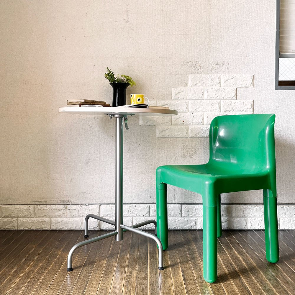カルテル Kartell バルトリチェア 4875 Chair ダイニングチェア サイドチェア ポリプロピレン製 グリーン カルロ・バルトリ Carlo Bartoli イタリア ビンテージ ◎