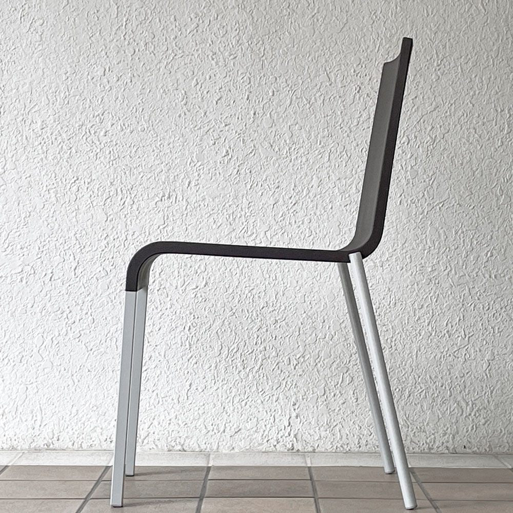 ヴィトラ vitra. ゼロスリー .03 ダイニングチェア スタッキングチェア ブラウン マールテン・ヴァン・セーヴェレン Maarten Van Severen A ◇