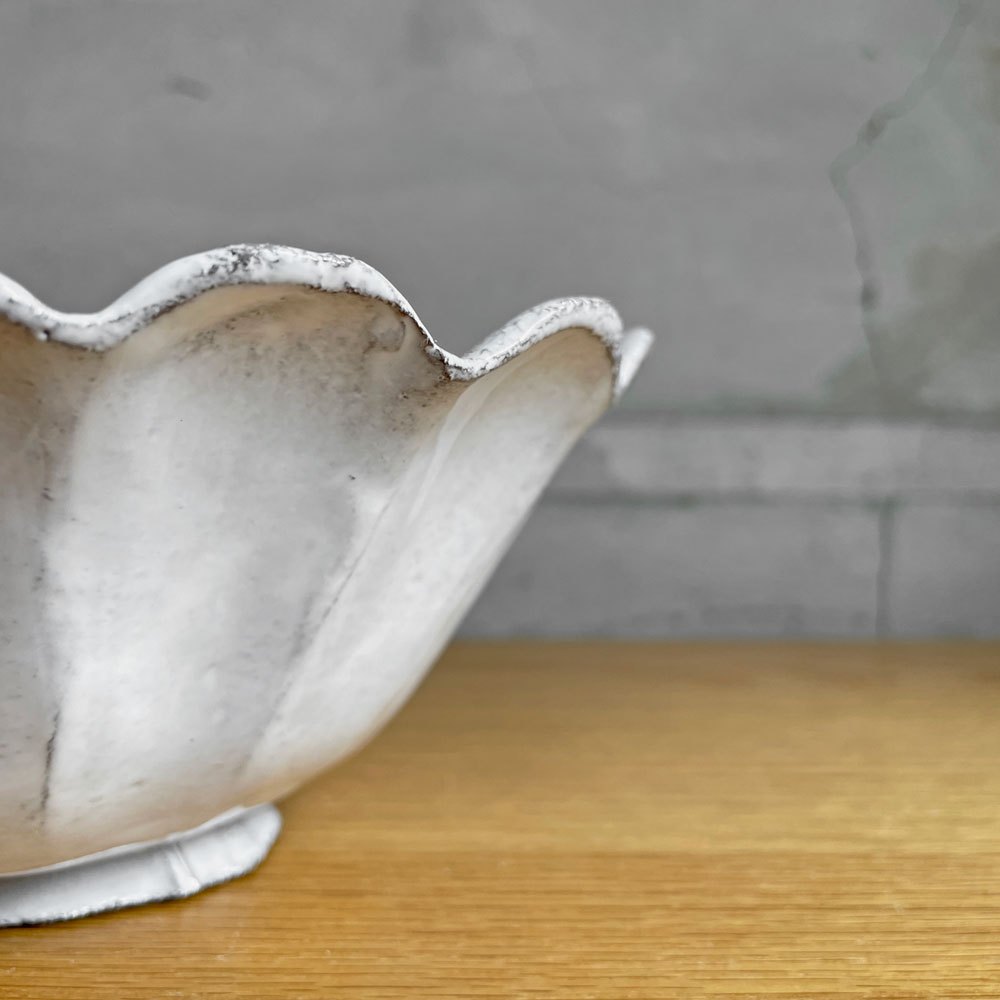 アスティエ・ド・ヴィラット Astier de Villatte マーガレット Marguerite ミディアム フルーツボウル 20㎝　フランス 定価 \27,940- B ♪