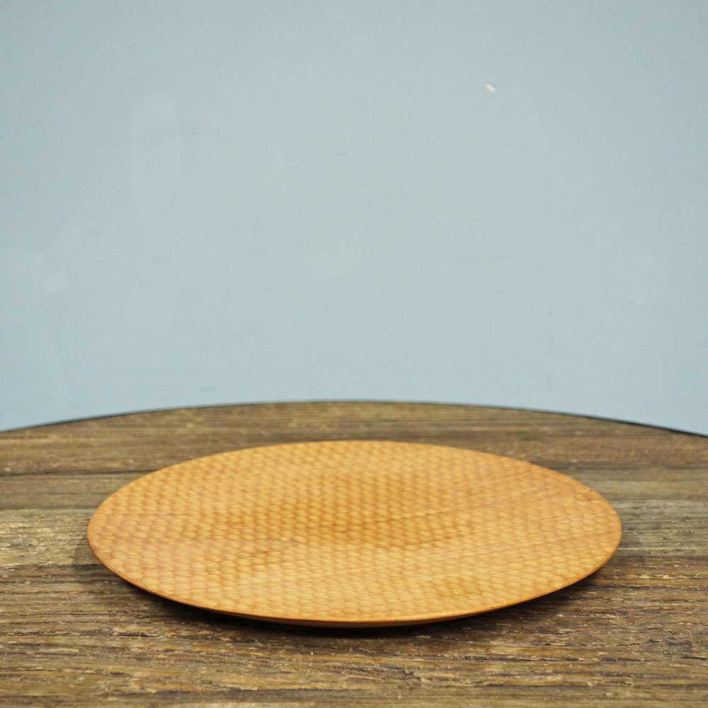 木工房玄 高塚和則 パン皿 大 さくら 24cm プレート 現代作家 ◎