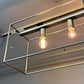 かなでもの KANADEMONO ボックスフレームペンダントライト Box Frame Pendant Light 4灯 Gold ディクラッセ シンプルモダン 定価 ￥41,800- ●