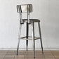ダルトン DULTON スタンダードバーチェア Standard bar chair RAW スチール×ビニールレザー USビンテージスタイル 定価34,100円 B ◇