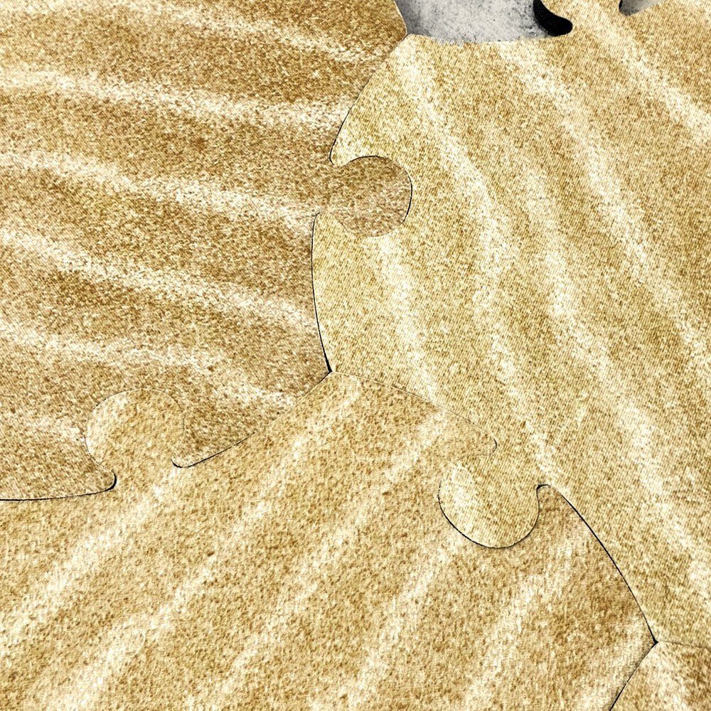 マジス MAGIS パズルカーペット PUZZLE CAPPET サンドカラー 4個セット pattern サテンドラ パクハレー 未使用保管品 キッズ家具 キッズルーム ベビー用品 イタリア ●