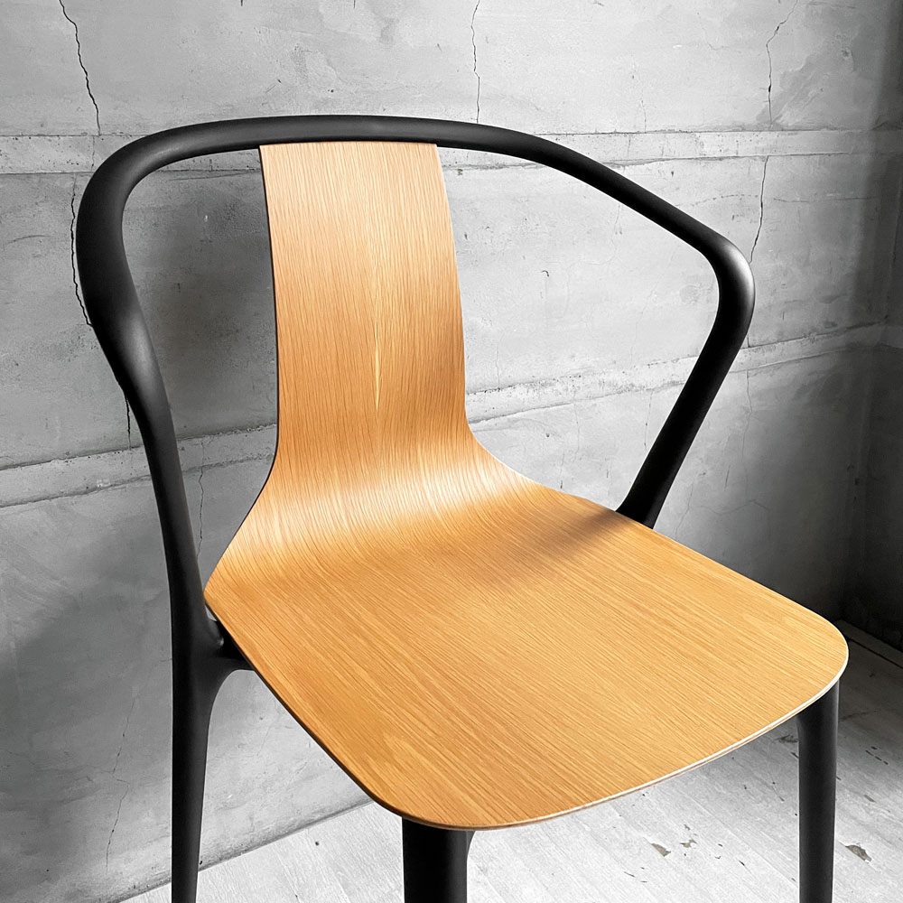 ヴィトラ Vitra ベルヴィル Belleville アームチェア ダイニングチェア スタッキングチェア ナチュラルオーク ロナン & エルワン・ブルレック ♪