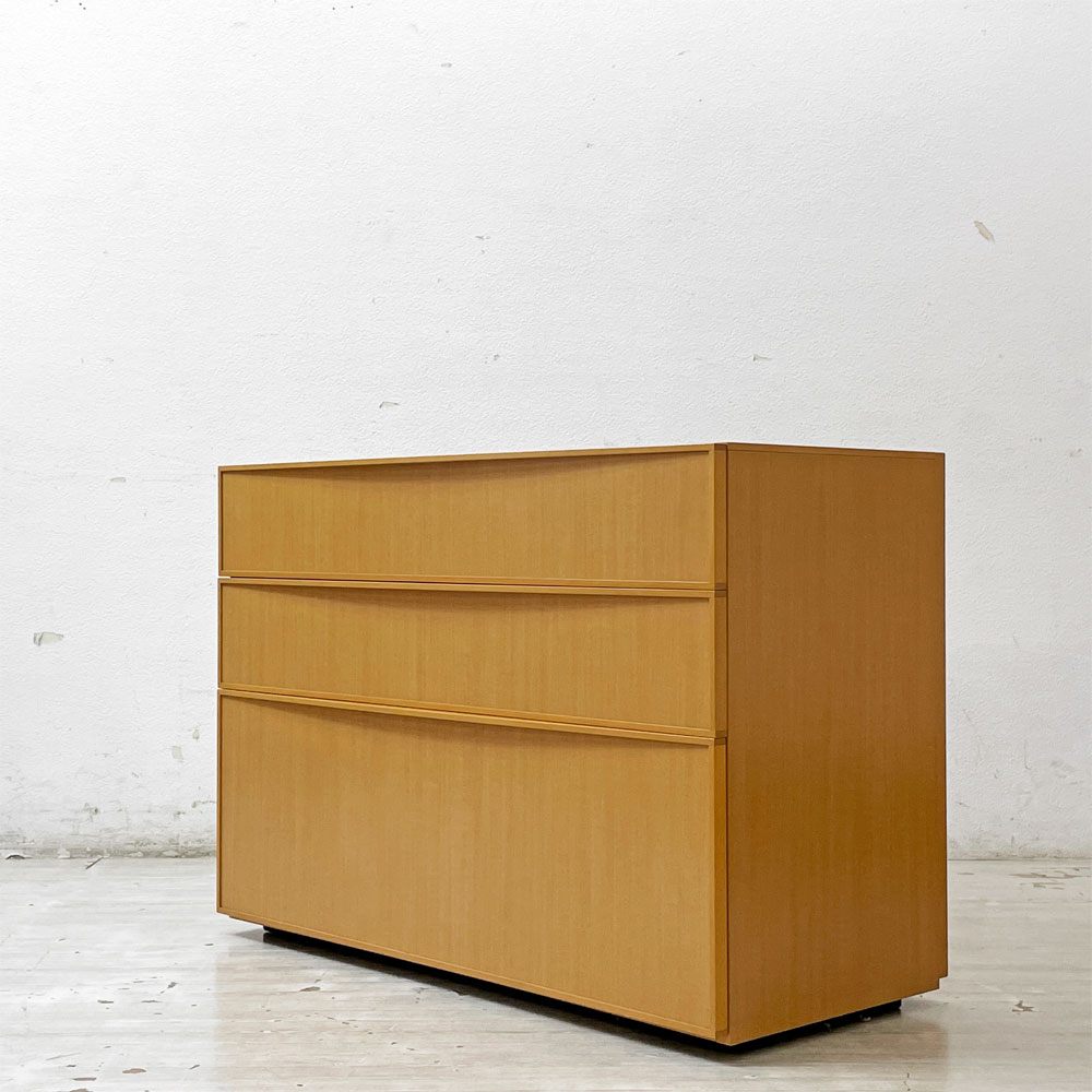 アルフレックス arflex コンポーザー COMPOSER 3段 チェスト キャビネット ナチュラル イタリアモダン シンプルデザイン ●