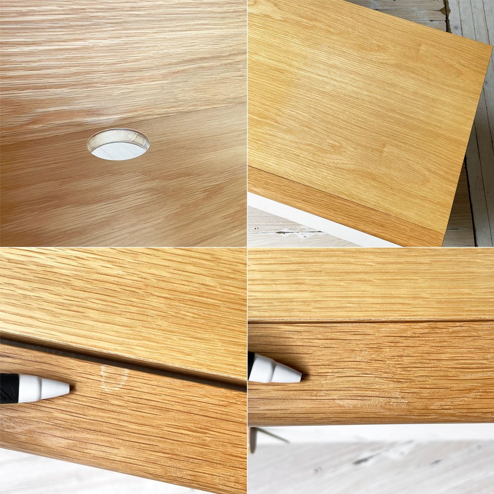 イデー IDEE スティルト サイドボード S STILT SIDEBOARD S W94㎝ オーク材 ホワイト テレビボード マリナ・ボーティエ 北欧モダン 定価￥79.900- ★