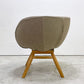 モモナチュラル Momo Natural モールドラウンドチェア MOLD ROUND M-ROUND CHAIR SO ダイニングチェア アルダー材 カバーリング 回転式 定価￥45,000- A ●
