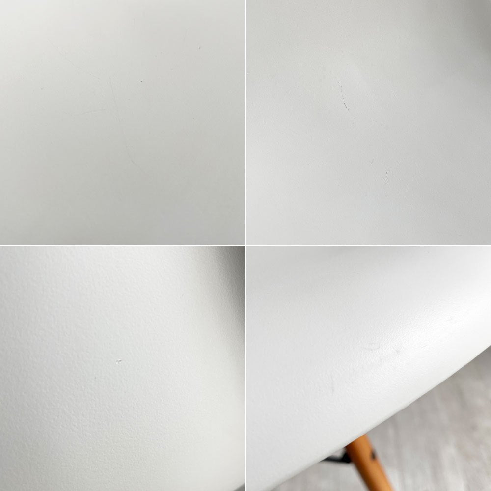 ハーマンミラー Herman Miller × ヴィトラ vitra サイドシェルチェア ポリプロピレン ドゥエルレッグ ホワイト  C&R イームズ ミッドセンチュリー ♪