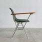 ハーマンミラー Herman Miller サイドシェルチェア セカンド 2nd ビンテージ アプホルスター スクールベース 肘掛けテーブル付 イームズ ミッドセンチュリー A 〓