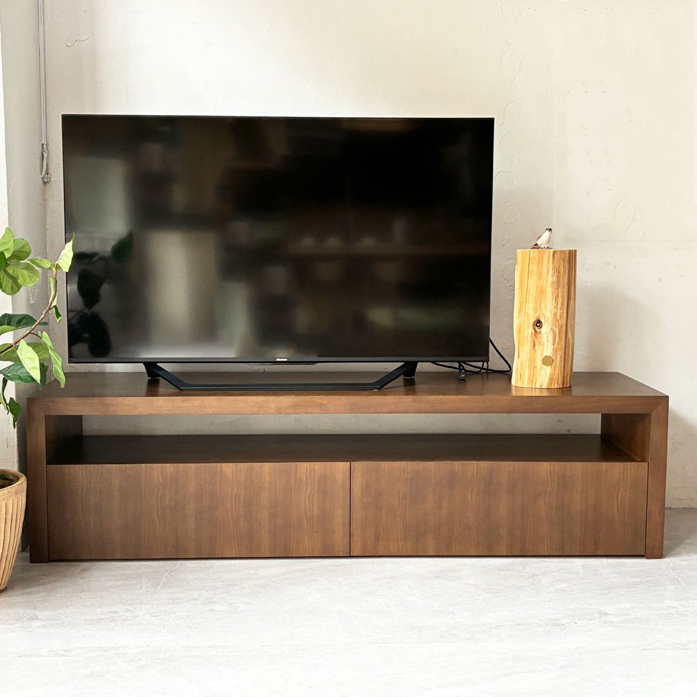 イデー IDEE マーゴ MARGOT ローボード LOW BOARD ウォールナット材 AVボード シアターボード テレビキャビネット シンプルモダン 定価￥199,900-  ★
