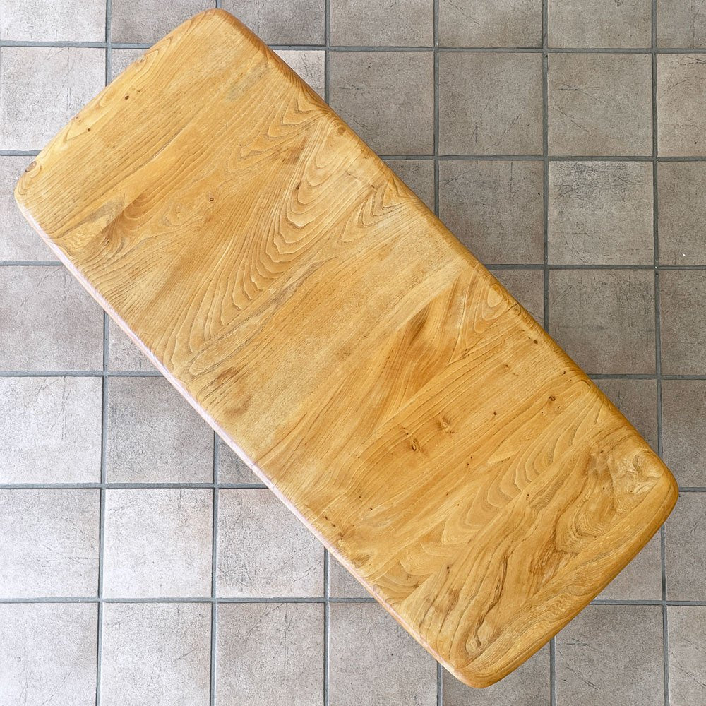アーコール ercol 1459 ウィンザー コーヒーテーブル windsor coffee table エルム材 UKビンテージ vintage 英国家具 希少 ◇