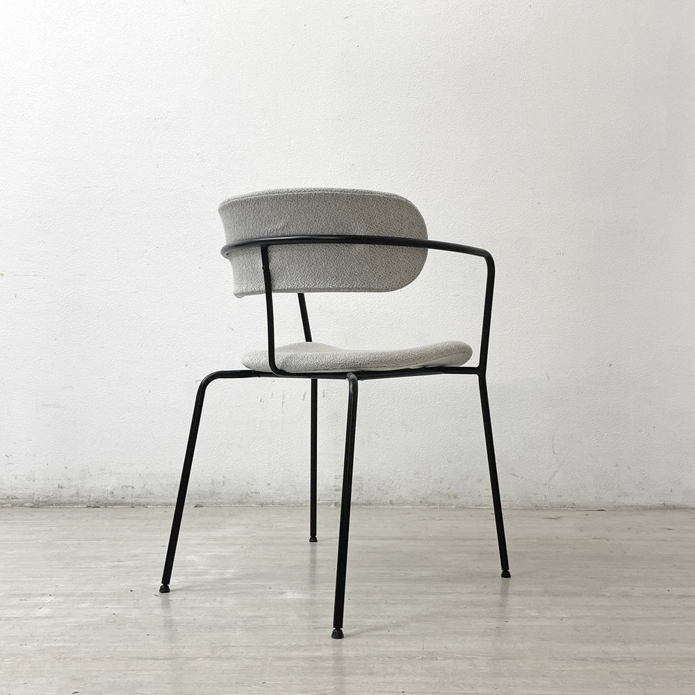 ワークプラス Work Plus ホアカチェア HOAKA CHAIR アームチェア スタッキング スチールフレーム ファブリック グレー アスプルンド取扱 B ●