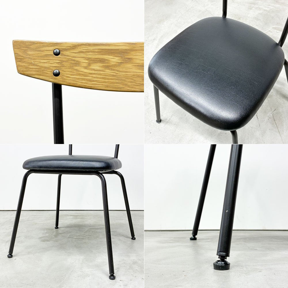 アクメファニチャー ACME Furniture グランドビュー チェア GRANDVIEW CHAIR ダイニングチェア PVCレザー オーク材 旧タイプ ◎