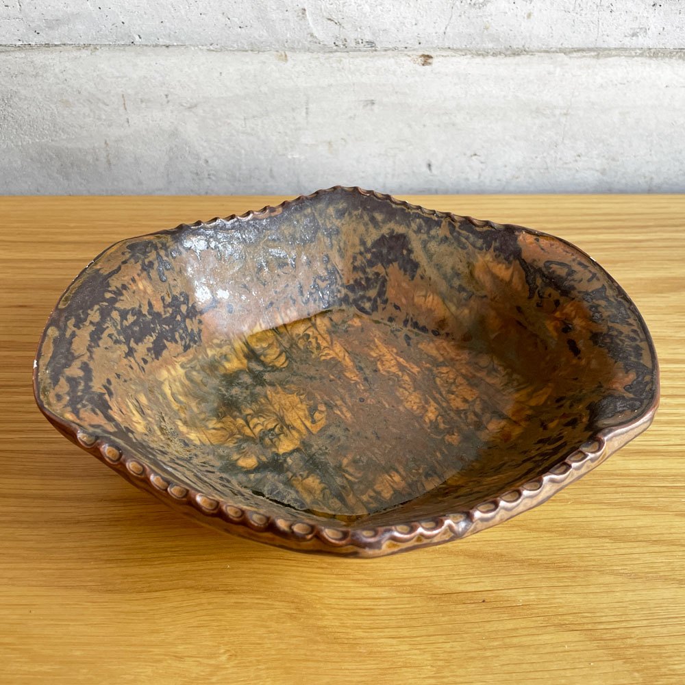 十場天伸 耐熱ラーメン鉢 深皿 鍋 陶器 陶芸家 現代作家 つくも窯 ♪