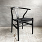 カールハンセン＆サン Carl Hansen & Son CH24 Yチェア ブラックラッカー×ブラックペーパーコード  ビーチ材 日本仕様サイズ ハンス・J・ウェグナー デンマーク 北欧家具 A ♪