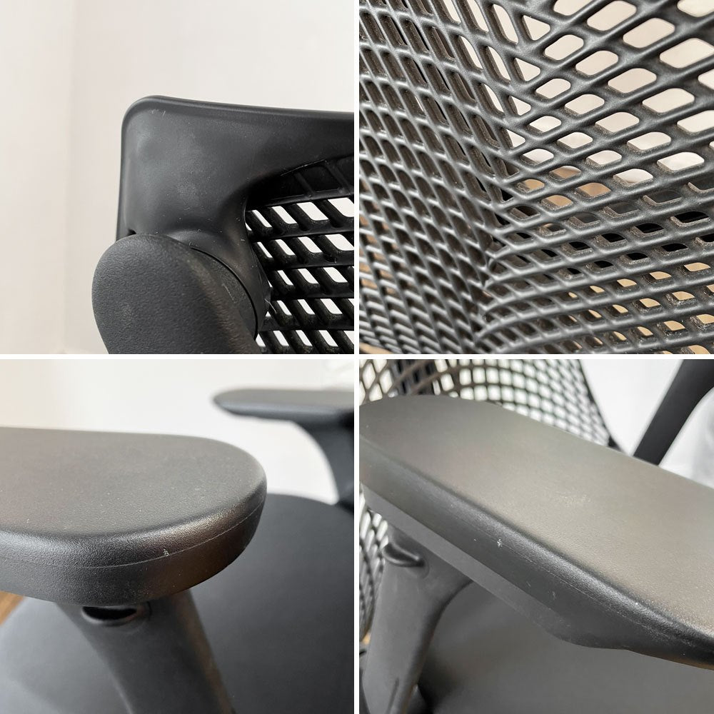 ハーマンミラー HermanMiller セイルチェア SAYL Chair サスペンションミドルバック アジャスタブルアーム 2023年製 イヴ・ベアール ◎