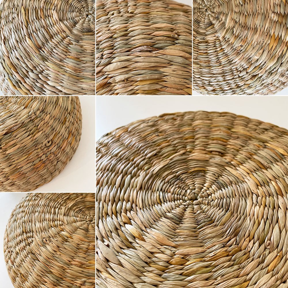 SPACE A&CO 水草 ネスティングバスケット 中 Φ30×11cm イギリス製 旧shop281 有元葉子 定価￥34,100- C ◎