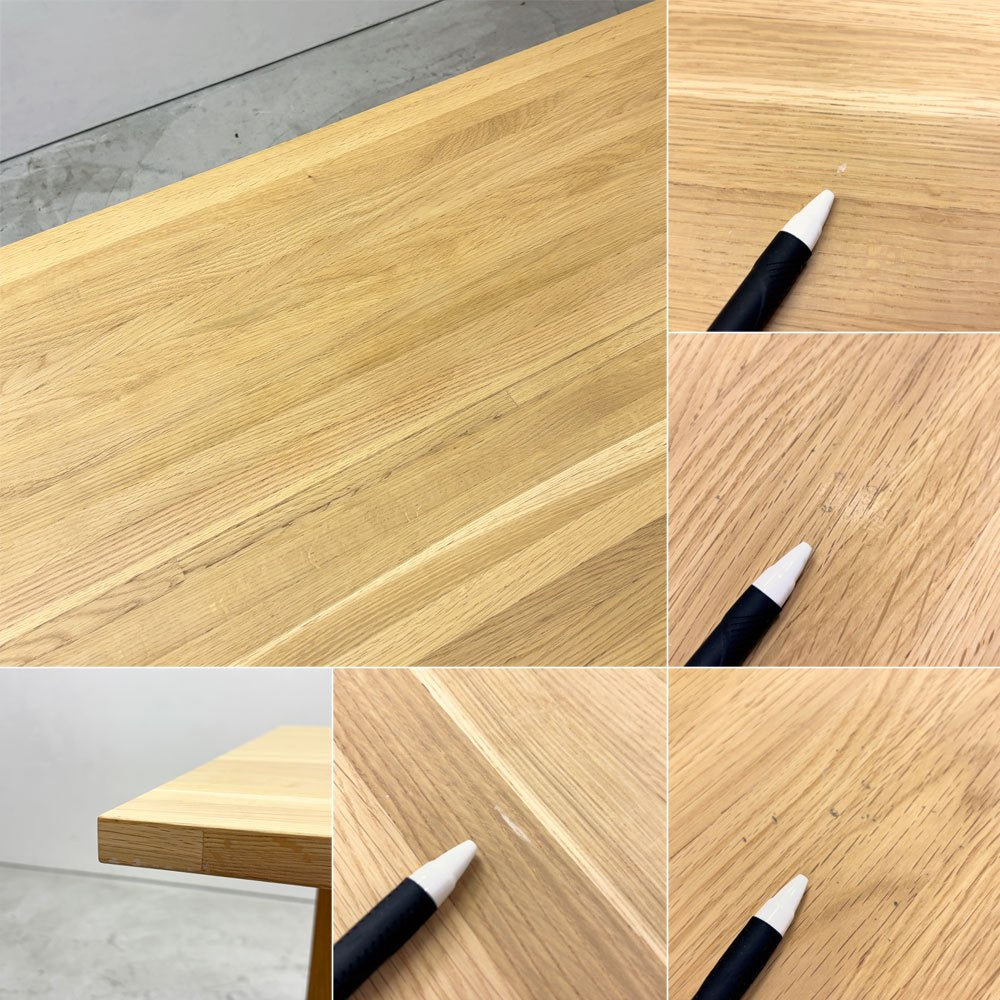 石巻工房 Ishinomaki Laboratory 工房 テーブル メイカーパック KOBO TABLE by Karimoku ダイニングテーブル 国産 ナラ材 W180cm 芦沢啓治 ●