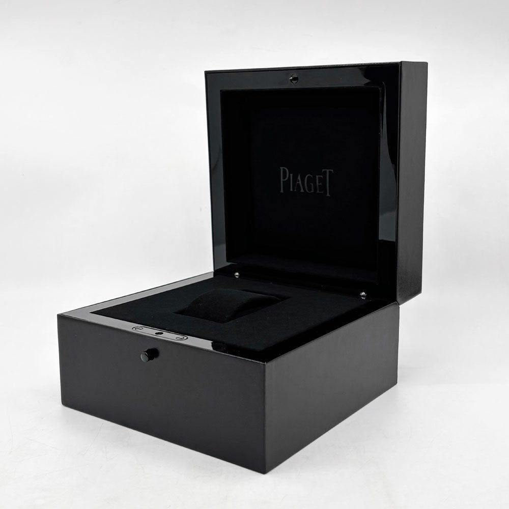 ピアジェ PIAGET 時計 ウォッチボックス ケース 純正ボックス 箱のみ ブラック 冊子付き スイス  D ●