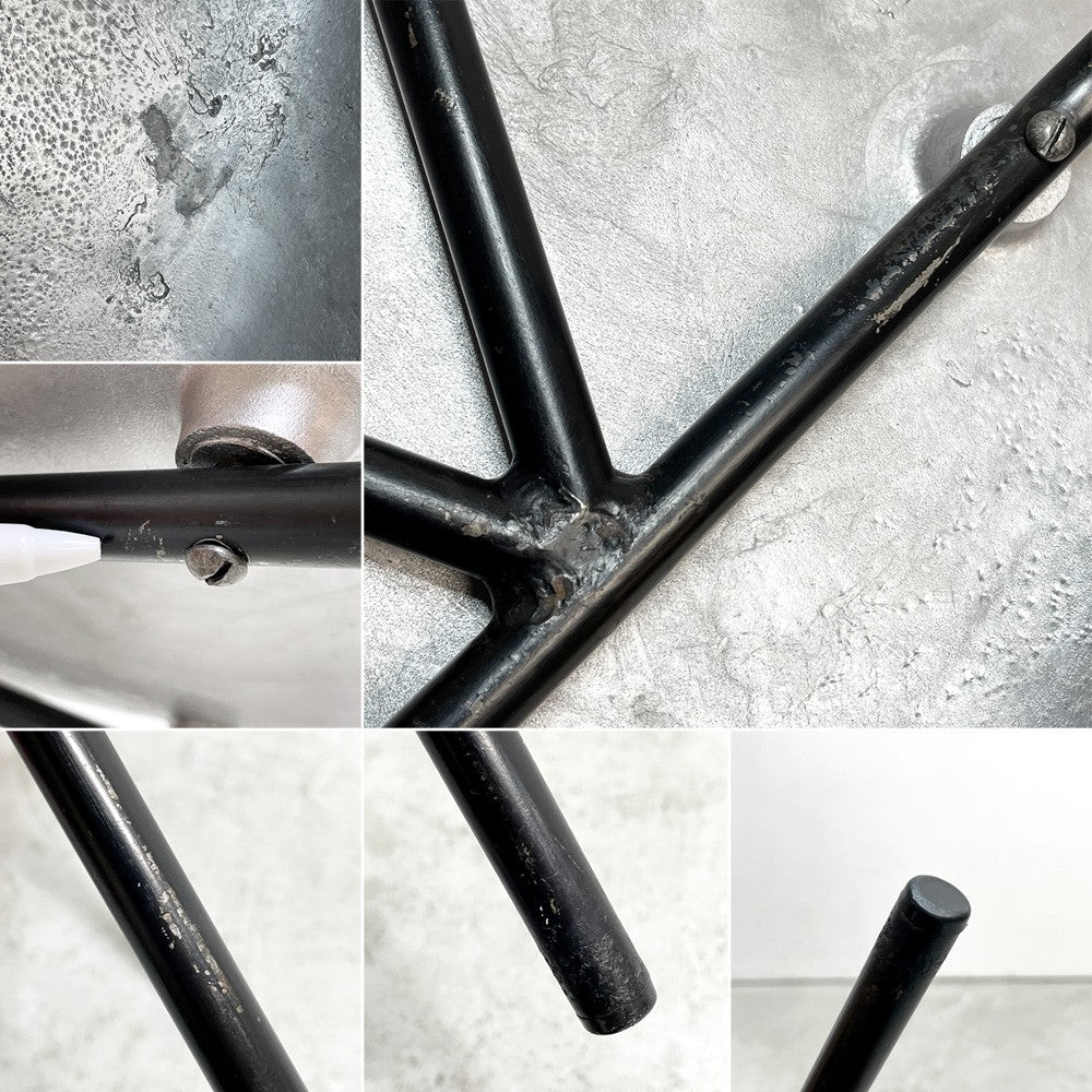 シュタイナー Steiner チューリップチェア Tulip Chair アルミキャスト製 ピエール・ガーリッシュ Pierre Guariche フランス ビンテージ 希少 ●