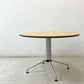 フリッツハンセン Fritz Hansen VMシリーズ ラウンド ダイニングテーブル ヴィコマジストレッティ デンマーク アジャスター W107cm ●