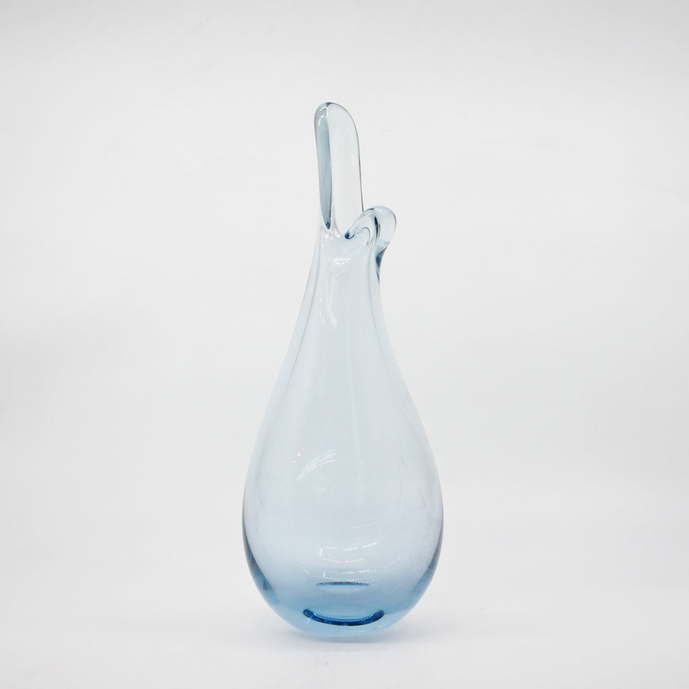 ホルムガード Holmegaard Naebvase ガラス フラワーベース 一輪挿し H24cm ペル・ルッケン Per Lutken ハンドメイド デンマーク ビンテージ ●