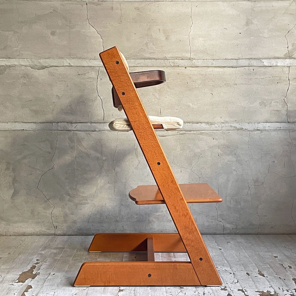 ストッケ STOKKE トリップトラップ TRIPP TRAPP ベビーチェア キッズチェア S/N3～ ガード クッション付き 北欧 ノルウェー ♪