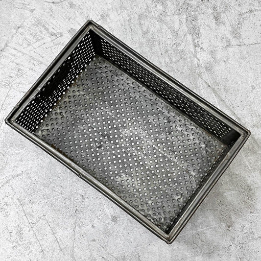 SCHAFER スタッキング ストレージボックス パンチングメタル インダストリアル ドイツビンテージ B ●