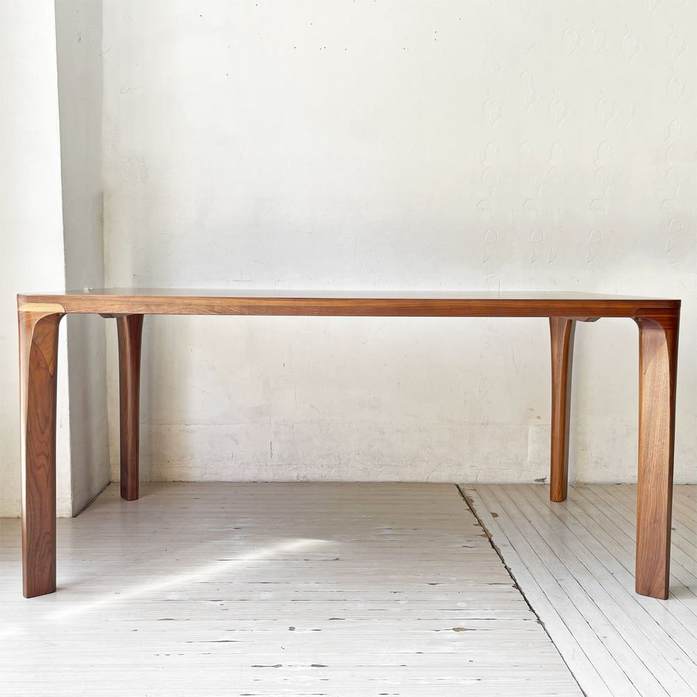 カリモク Karimoku ダイニングテーブル DD5235 ウォールナット無垢材 W150cm オーダー品 美品 参考定価293,700円 ★