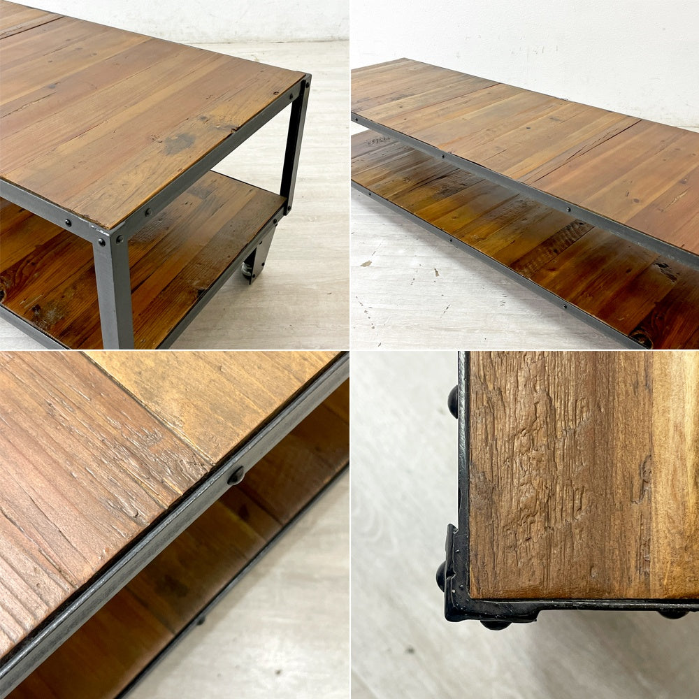 ジャーナルスタンダードファニチャー Journal Standard Furniture カルビ CALVI TVボード L サイズ AVボード 古材×アイアン ●