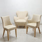 イデー IDEE アミチェア AMI CHAIR ダイニングチェア 1pソファ ラムース生地 アイボリー ●