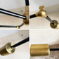 アクメファニチャー ACME Furniture ソリッドブラスランプ 3アーム ブラックアーム SOLID BRASS LAMP 真鍮 シーリングライト ミッドセンチュリー 廃番カラー 参考定価￥106,700- ■