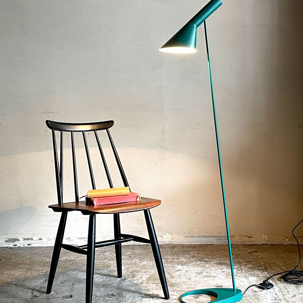 ルイスポールセン louis poulsen AJ フロアランプ グリーン アルネ・ヤコブセン Arne Jacobsen 北欧 名作 ■