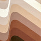 ファブリックパネル ウェーブ グラデーション WAVE GRADATION 65.5×106cm テキスタイル ミッドセンチュリーデザイン ●