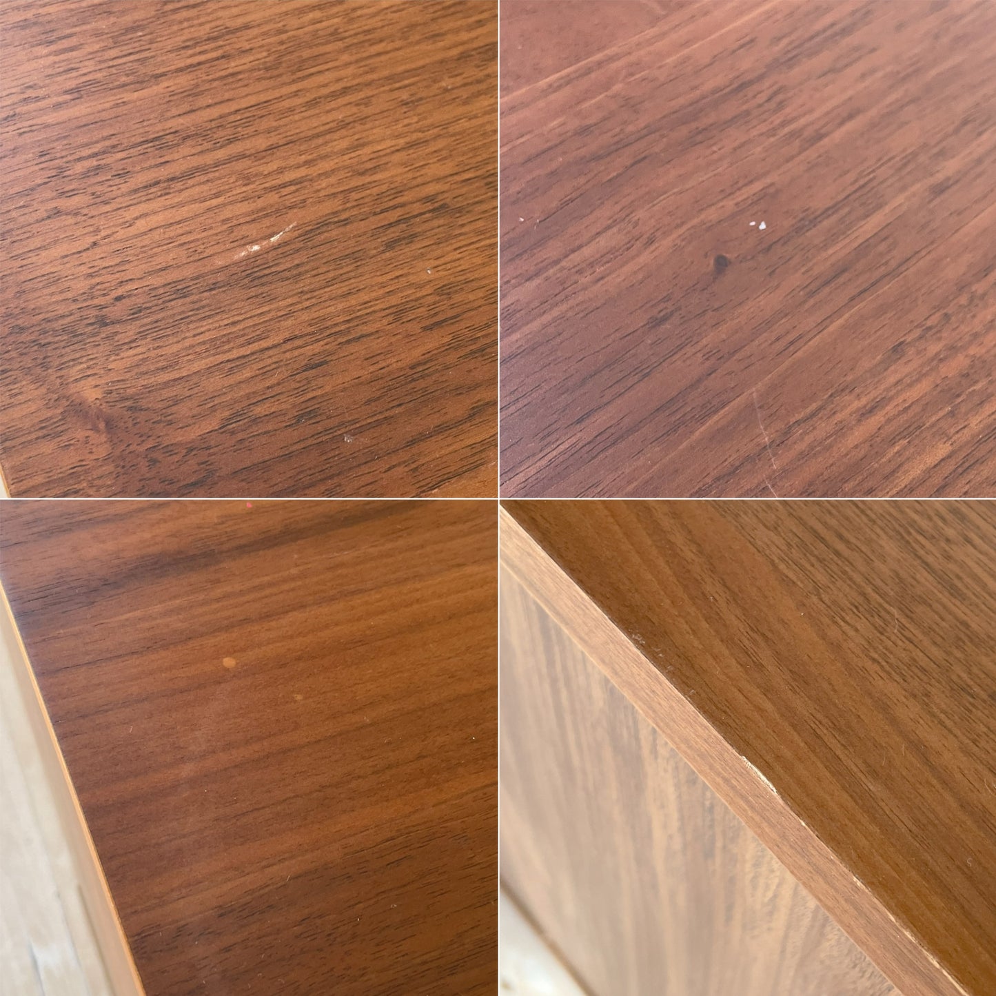 無印良品 MUJI 木製チェスト4段 5ドロワー ウォールナット材 4段 5ドロワー 脚付 シンプルデザイン 廃盤 ★