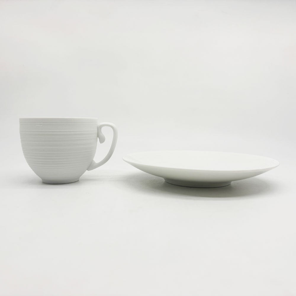 ジャン ルイ コケ JL Coquet エミスフェール Hemisphere コーヒーカップ＆ソーサー 磁器 洋食器 フランス B ●