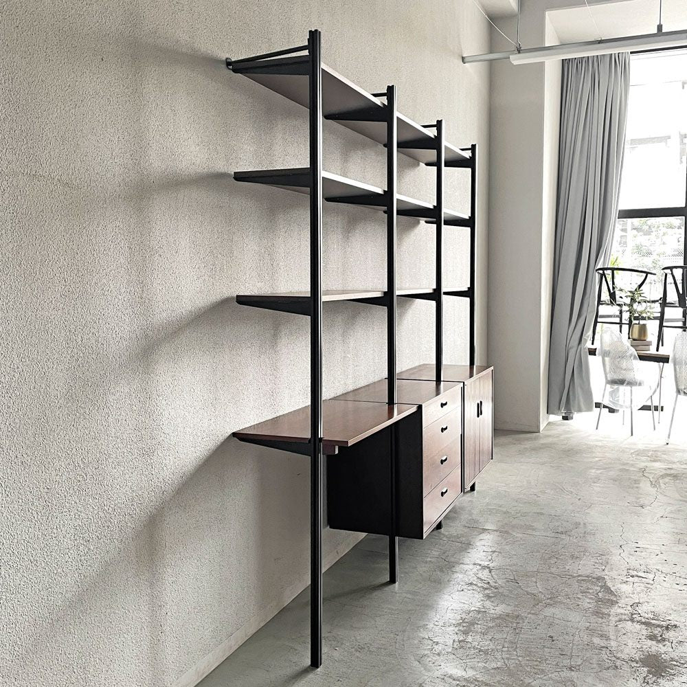 ハーマンミラー Herman Miller オムニ OMNI Space Storage System ストレージユニットシステム 3列 W297.5cm ジョージ・ネルソン USビンテージ ミッドセンチュリー 〓